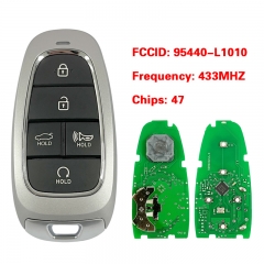 CN020182 2019-2020 Hyundai Sonata 5 Button Smart Key Fcc TQ8-F08-4F27 PN 95440-L...