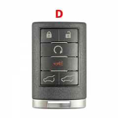 CN030022 FCC ID: OUC6000066 For Cadillac Escalade ESV EXT 2007-2014 CTS DTS Remote 4 5 6 Buttons Fob 315MHz SUV Key