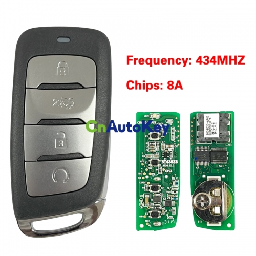 CN035017  Suitable for CHANA smart remote control key 4 buttons 434MHZ 8A chip
