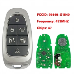 CN020230 Hyundai Santa Fe 2021 Smart Key Remote 6 buttons 433 MHz HITAG 3 ID47 P...