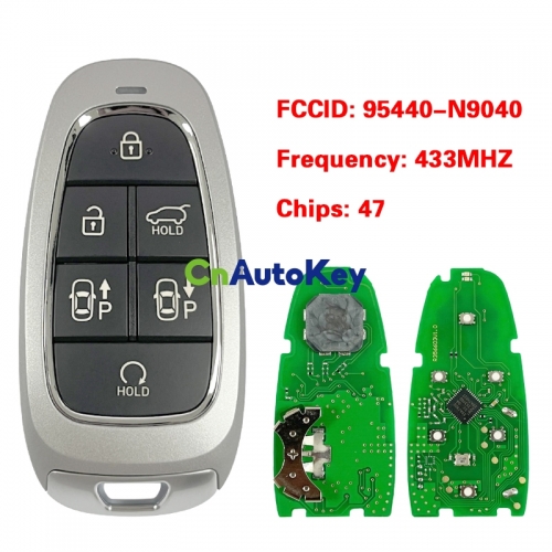 CN020229 For Hyundai Tucson 2022 Smart Key 6 Buttons 433MHz 95440-N9040 433MHZ