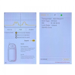 CN020275 Suitable for modern intelligent remote control key FCC: 95440-CG050 433MHZ 47 chip