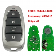 CN020270 Hyundai 4-button smart key+remote controller 47 chip 433MHZ FCCID 95440...