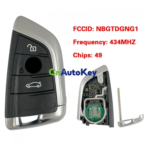 CN006120  OEM Genuine Smart Remote key Fob 434MHz 3 Button for BMW F/G Series 2014-2017 X1 2015-2021 NBGIDGNG1,Model: IDGNG1