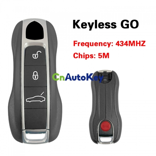 CN005015 ORIGINAL Smart Key for Porsche Panamera 3+1Buttons 434MHz Blade HU162T Part No 971959753H Keyless GO