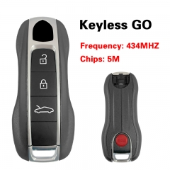 CN005023 OEM Smart Key for Porsche 911 Buttons:3+1 / Frequency: 433MHz / Blade s...