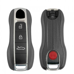 CN005023 OEM Smart Key for Porsche 911 Buttons:3+1 / Frequency: 433MHz / Blade signature: HU162T / Part No: 992959753J / Keyless GO