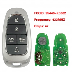 CN020253 5 Buttons 433 MHz HITAG3 ID47 Chip For Hyundai Santa Cruz 2022-2023 Sma...