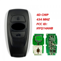 CN034009 Key for Subaru 2014 BRZ, l-egacy, 2014-, 2015 Impreza-XV 2015, Forester 2014- 4D Chip 434mhz 14AHB 281451-5801