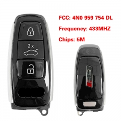 CN008013 Original OEM Smart Remote Key Control Car Fob 3 Button For Audi A8 2017...