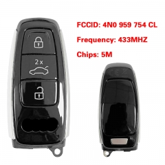 CN008068 ORIGINAL Smart Key for Audi A8 2017+ 3 Buttons 433MHz Keyless Go 4N0 95...