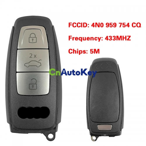 CN008069 ORIGINAL Smart Key for Audi A8 2017+ 3 Buttons 434MHz Keyless Go 4N0 959 754 CQ