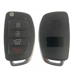 CS020013 4 Button Flip Folding Remote Key Shell Fob Case For HYUNDAI Mistra Sant...