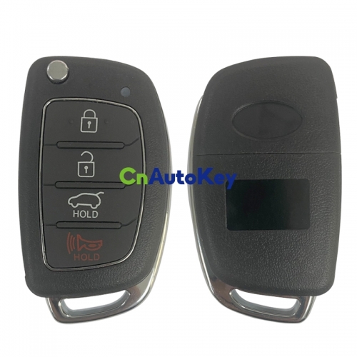 CS020013 4 Button Flip Folding Remote Key Shell Fob Case For HYUNDAI Mistra Santa Fe Sonata Tucson Accent I30 I40 I45 + LOGO
