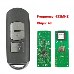 CN026016 For Mazda Atezi 3 button Smart Key 434MHz Mitsubishi system SKE13E-01