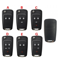 CS014007 Flip Folding Remote car Key Shell For Chevrolet Cruze Epica Lova Camaro...