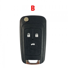 CS014007 Flip Folding Remote car Key Shell For Chevrolet Cruze Epica Lova Camaro Impala 2 3 4 5 Button HU100 Blade