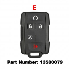 CN019029 2015 - 2023 Chevrolet GMC Keyless Entry 2/3/4/5/6B Remote Key 434MHZ FCC: 22881479/84209237/13577765/84209236/13580079/13580080/32337200