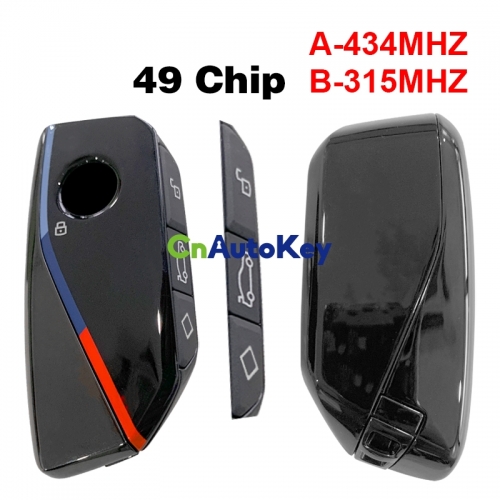 CN006122 OEM 4 Btn 2022-2024 BMW Smart Key Remote FOB IYZBK1 2701A-BK1 BK1 434MHZ/315MHZ ID49