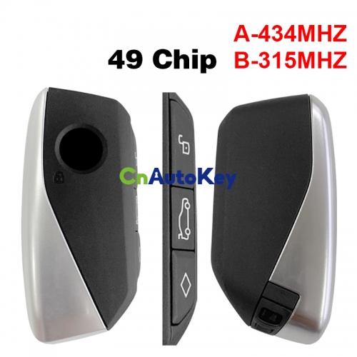 CN006121 Genuine OEM 4 Btn 2022-2024 BMW Smart Key Remote FOB IYZBK1 2701A-BK1 BK1 434/315MHZ ID49 CHIP