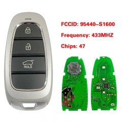 CN020276 3 Buttons 433MHZ 47 Chip for Hyundai Staria 2022 Smart Remote Key FCC I...
