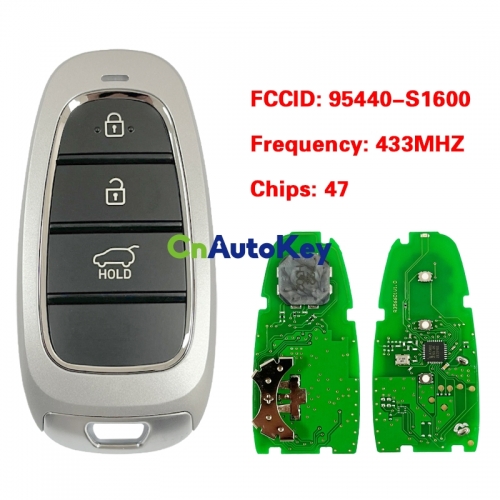 CN020276 3 Buttons 433MHZ 47 Chip for Hyundai Staria 2022 Smart Remote Key FCC ID: 95440-S1600