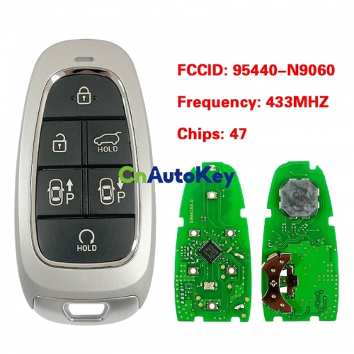CN020263 6 Buttons 433MHZ 47 Chip for Hyundai Staria 2022 Smart Remote Key FCC ID: 95440-N9060