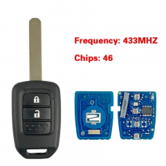 CN003111 Original 3 Buttons Remote Key Fob 2 Buttons 434mhz ID46 CHIP for Honda