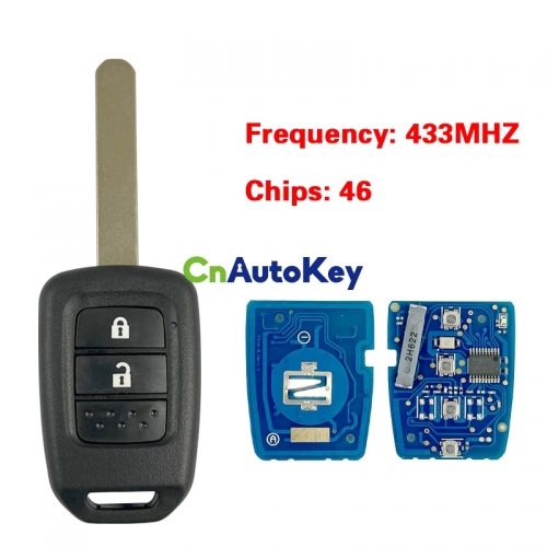 CN003111 Original 3 Buttons Remote Key Fob 2 Buttons 434mhz ID46 CHIP for Honda