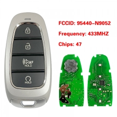 CN020243 4 Buttons 433MHZ 47 Chip for Hyundai Staria 2022 Smart Remote Key FCC I...