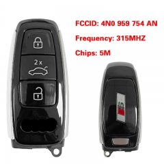 CN008119 MLB Original 3 Button Audi S 315 MHz 5M Chip for Audi A8 2017-2021 Smar...