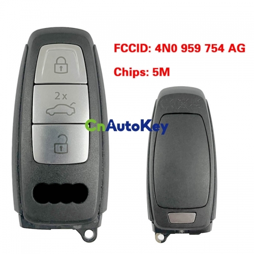 CN008136 MLB Original 3 Button 5M Chip for Audi A8 2017-2021 Smart Key Remote Control FCC ID 4N0 959 754 AG Keyless Go