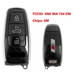 CN008139 MLB Original 3 Button Audi S 5M Chip for Audi A8 2017-2021 Smart Key Re...