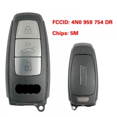 CN008129 MLB Original 3 Button Audi E-tron 5M Chip for Audi A8 2017-2021 Smart Key Remote Control FCC ID 4N0 959 754 DR Keyless Go