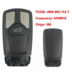 CN008041 MLB ORIGINAL Smart Key for Audi Q7 Frequency 433 MHz Part No 4M0 959 75...