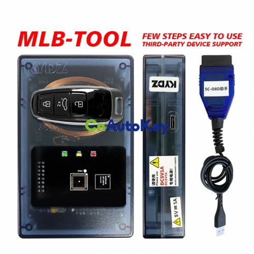 CNP189 2024 KYDZ MLB Tool Key Programmer for VW Audi Porsche L-amborghini B-entley Calculate MLB Data Generate Dealer Key with 3 Tokens for Calculati