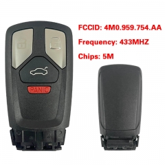CN008053 MLB Suitable for Audi Q7 original remote control key 3+1buttons 433Mhz ...
