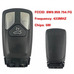 CN008146 MLB Suitable for Audi original remote control key 3buttons 433Mhz 5M ch...