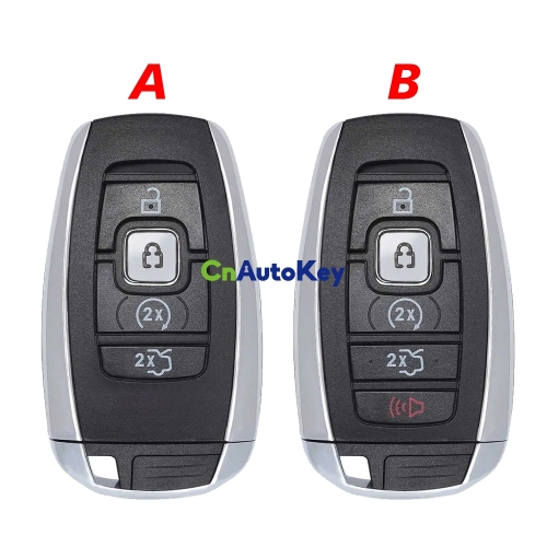 CS093005 4/5 button Replacement Remote Control Case Fob for Lincoln Continental MKC MKZ MKX NAVIGATOR Car Key Shell