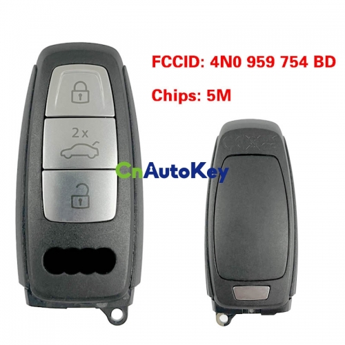 CN008157 MLB Original 3 Button 5M Chip for Audi A8 2017-2021 Smart Key Remote Control FCC ID 4N0 959 754 BD Keyless Go