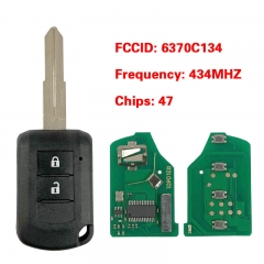 CN011031 Mitsubishi Eclipse 2014+ Key Head Remote, 2Buttons, J166E HITAG3 PCF796...