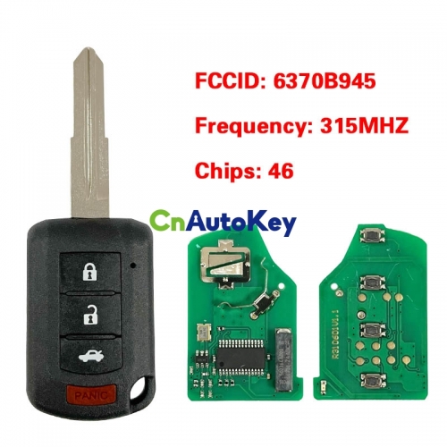 CN011032 2015 - 2017 MITSUBISHI LANCER REMOE HEAD KEY 4B - 315NHZ 6370B945