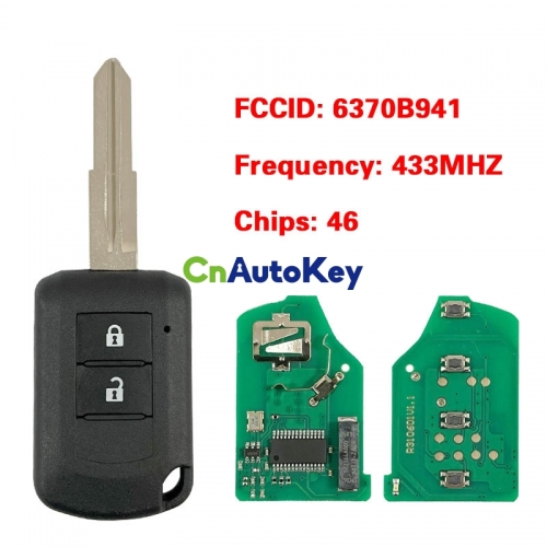 CN011028 2016 - 2017 MITSUBISHI REMOTE HEAD KEY - 2B - 433MHZ - 6370B941