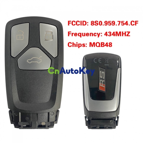 CN008094 Applicable to Audi Smart Car Key Model: FS14P70M FCC: 8S0.959.754.CF 434MHZ MQB48 chip