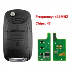CN039001 Suitable for Wuling intelligent remote control key 3 buttons 433MHZ 47 chip
