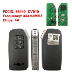 CN051191 Kia EV6 2022 Genuine Smart Remote Key 6+1 Buttons 433MHz 95440-CV010 4A...