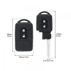 CS027033 2 Buttons Smart Remote Car Key Shell Fob Fit for Nissan Micra X-Trail Note Juke Parthfinder Key Case