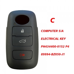 CN007313 Aftermarket Smart Key For Toyota 2/3/4 button 433mhz 4A Chip