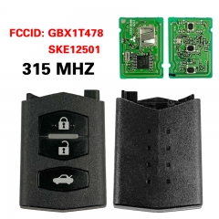 CN026050 Suitable for Mazda smart remote control key 3 buttons 315MHZ FCCID: GBX...