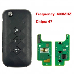 CN039002 Suitable for Wuling intelligent remote control key 3 buttons 433MHZ 47 ...